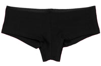 BY THE CASE THESE ARE ONLY $3.29 PER PIECE - Blank Black Boyshorts - TRUE TO SIZE