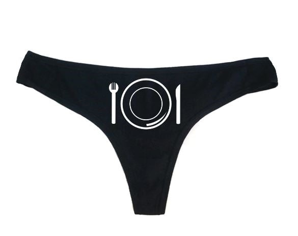 AO - SIMPLE THONG - DINNER IS SERVED