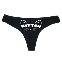 AO - SIMPLE THONG - KITTEN WITH WHISKERS