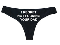 AO - SIMPLE THONG - REGRET NOT FUCKING YOUR DAD