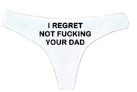 AO - SIMPLE THONG - REGRET NOT FUCKING YOUR DAD