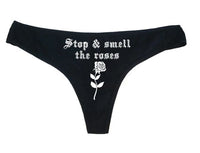 AO - SIMPLE THONG - STOP AND SMELL THE ROSES