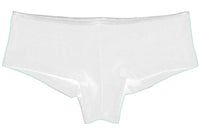 BY THE CASE THESE ARE ONLY $3.29 PER PIECE - Blank White Boyshorts