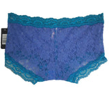All Lace Purple with Teal Trim