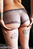 Steel Gray Lace Boyshort