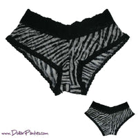 Zebra Print All Lace Hipster