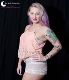 White Lace Plus Size Boyshort