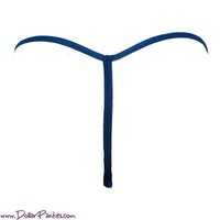 Simple but sexy BRIGHT BLUE Lace Thong