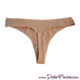 Nude Cotton Thong