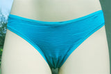 Simple Soft and Stretchy Teal Blue Cotton Thong